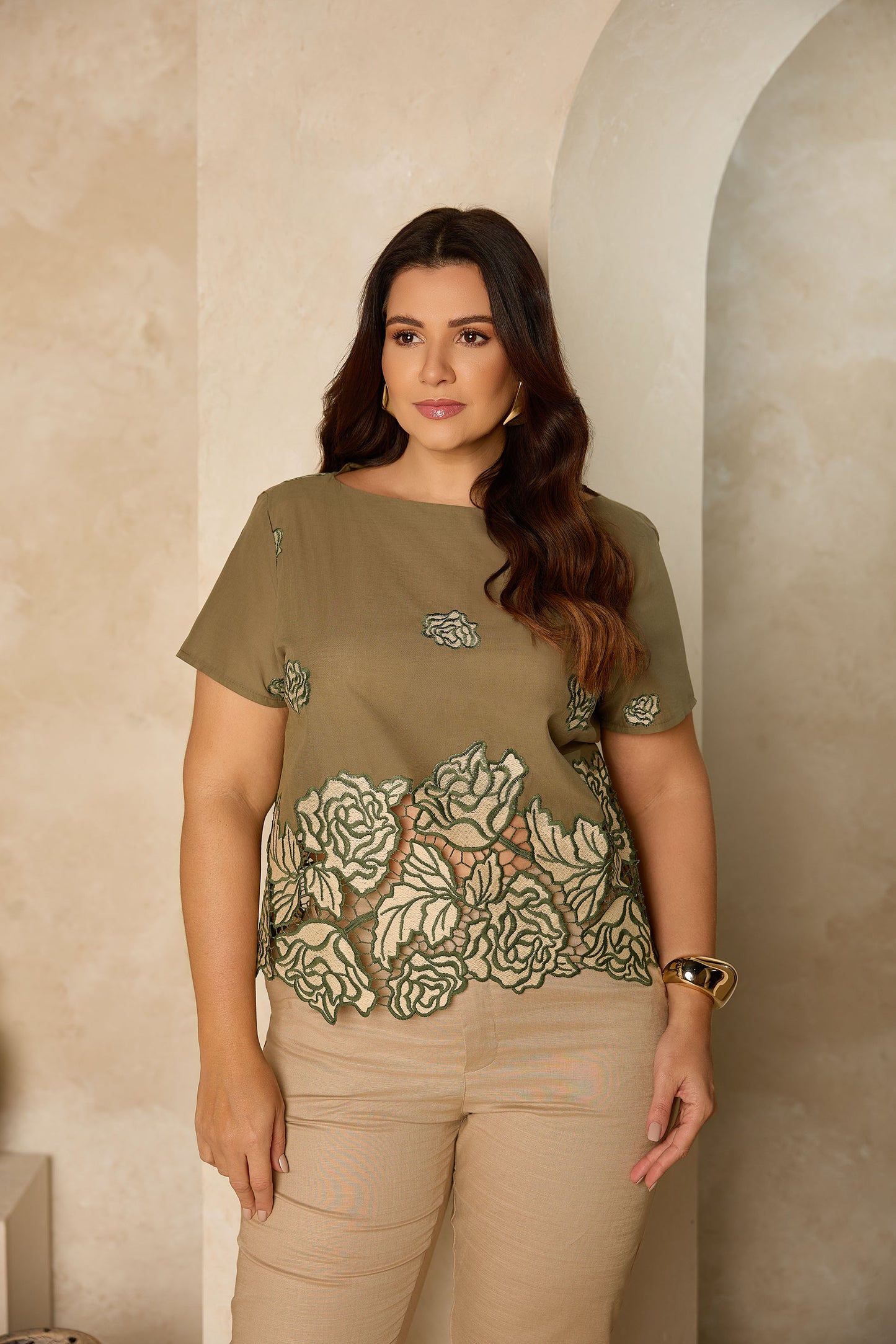 BLUSA BORDADA