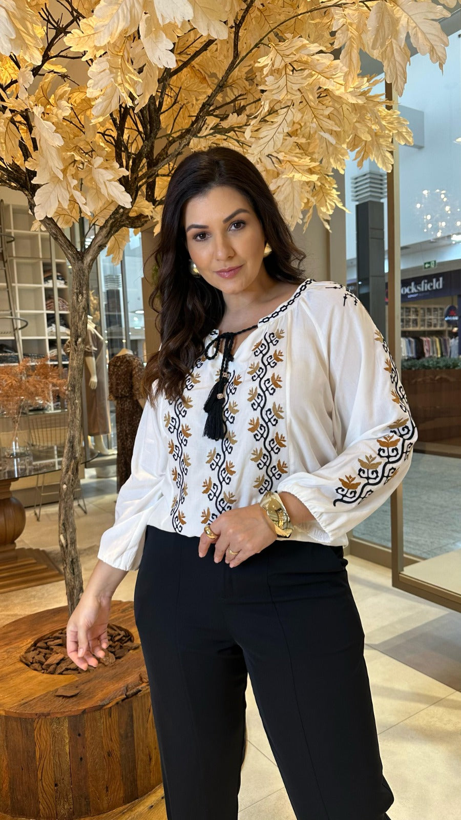 Blusa Bordada