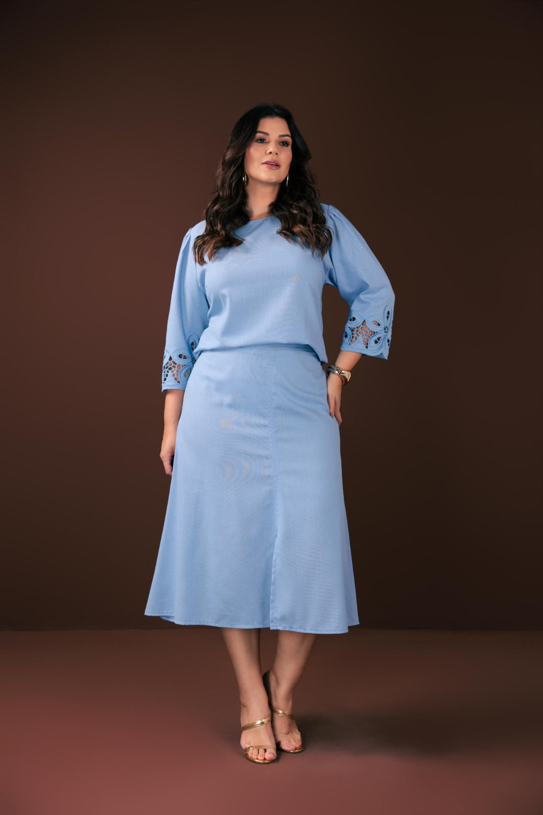 Conjunto de Saia em linho