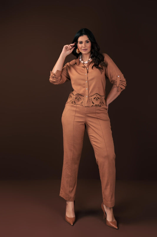 Conjunto de Linho com Camisa