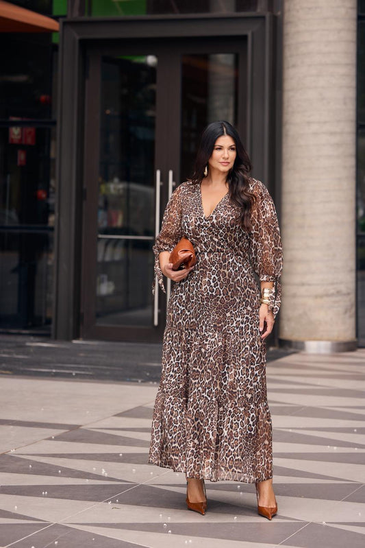 Vestido panare animal print