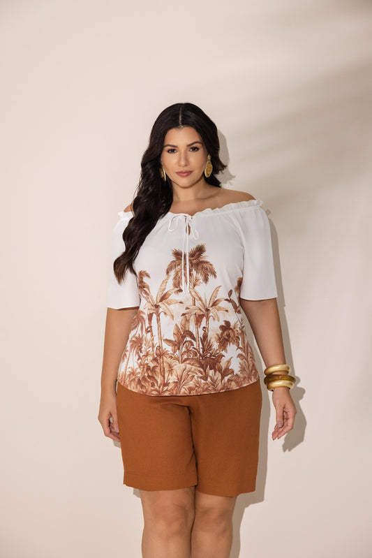 Blusa ombro a ombro