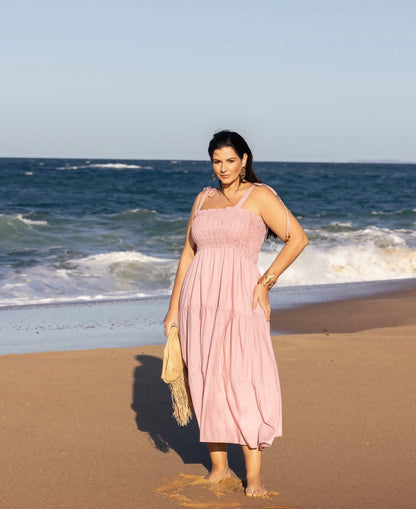 Vestido de viscose